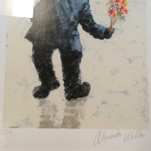 626 - Framed print 'Say it with flowers' by Alexander Millar - frame 60cm x 52cm Ltd edition signed print