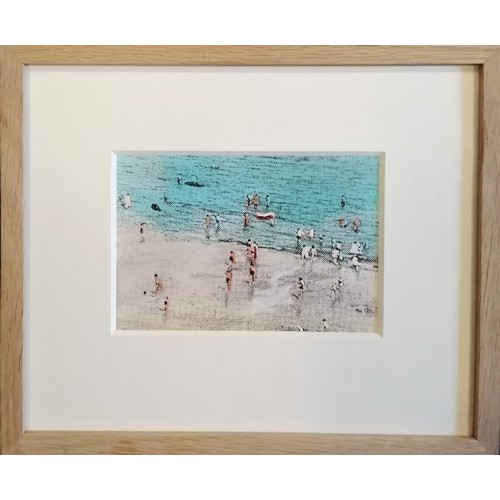 1 - Richard William Hamilton (1922–2011) mixed media 1969 picture of Whitley Bay - frame 23cm x 28cm ~ O... 