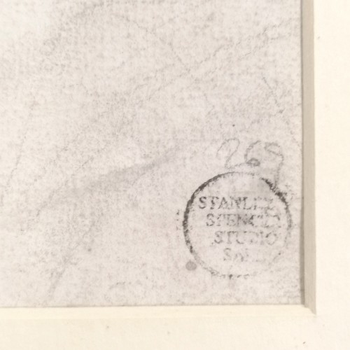 2 - Sir Stanley Spencer CBE RA (1891–1959) original double sided pencil sketch with official Stanley Spe... 