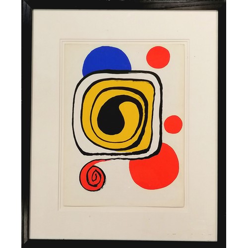 15 - Alexander Calder (1898–1976) vintage lithograph as used for the 1976 poster advertising 'From Mobile... 