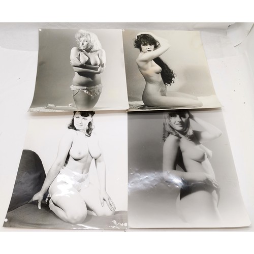 55 - 12 x large photographs of female nude studies c.1970's - largest 51cm x 41cm