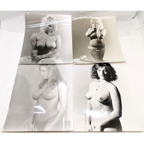 55 - 12 x large photographs of female nude studies c.1970's - largest 51cm x 41cm