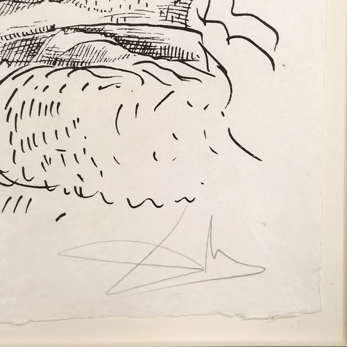 114 - Salvador Dali 1973 hand signed lithograph from 'Les songes drolatiques de Pantagruel (Pantagruel's C... 