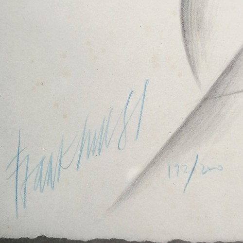 130 - Frank Hill (1937-90) 4 x hand signed Ltd edition black and white prints of portraits of ladies - lar... 