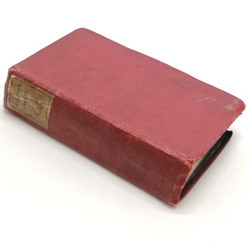 265 - 1825 small book - The complete angler by Iz Walton and C Cotton - 9.8cm x 5.5cm and has some obvious... 