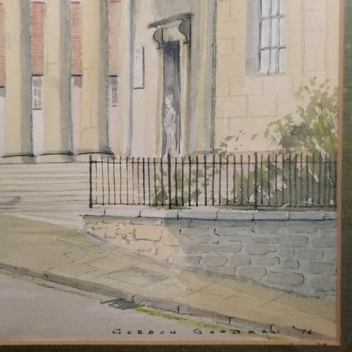 276 - Gordon Goodman (1924-2014) watercolour painting of Chipping Norton, Oxfordshire - frame 50cm x 66cm