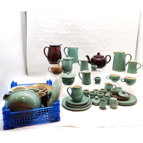 352 - Qty of Denby stoneware inc teapot etc - some a/f