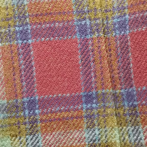 33 - Two tweed suits, purple and pink shades by Ness of Scotland size 12, 95cm bust, 78cm waist skirt t/w... 