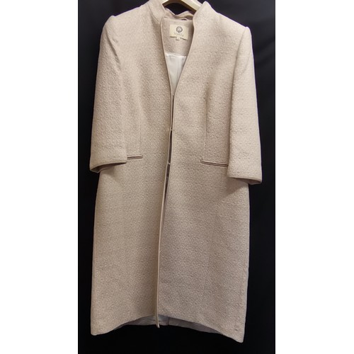 68 - Vintage Vyella cream coat size 14 in unworn condition