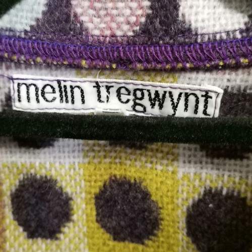 76 - 1960s patterned wool cardigan 88cm bust by Christine Waygood t/w Welsh wool jacket by Melin Tregwynt... 