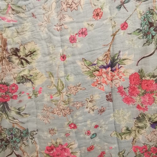 79 - Very large hand quilted vintage bedcover by The Shop in very good condition 265 x 240cm approx
