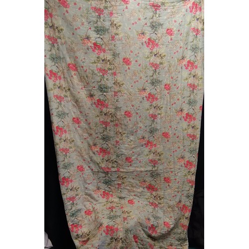 79 - Very large hand quilted vintage bedcover by The Shop in very good condition 265 x 240cm approx