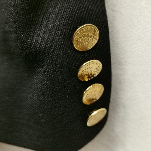 103 - 4 vintage items, a Chanel style boucle jacket size14 t/w a jersey sequinned top 76cm bust, a crepe a... 
