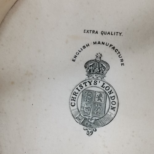 109 - 2 Victorian leather hat boxes t/w 2 silk top hats, one Christies and the other UCL, in good conditio... 