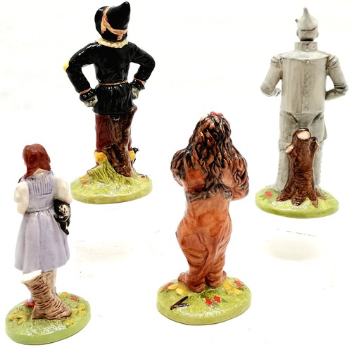 5 - Royal Doulton Wizard of Oz complete set of 4 figures - Dorothy (with Toto), Tinman, Scarecrow & Lion... 