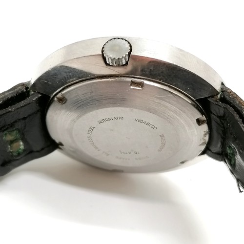 807 - Oriosa vintage automatic stainless steel wristwatch 36mm circular case - running BUT WE CANNOT GUARA... 