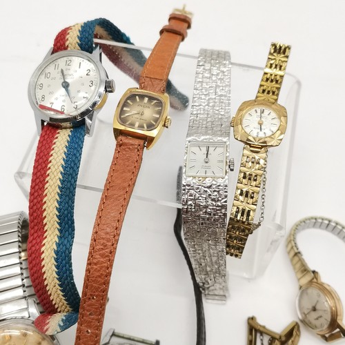 832 - Qty of mechanical wristwatches inc Smiths astral, Art Deco cima, automatic Timex etc - for spares / ... 