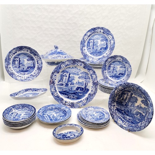 69 - Collection of assorted Spode Italian Pattern China to include dinner plates, side plates  And assort... 