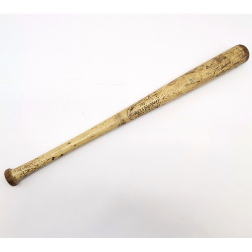 118 - Louisville pro Hillerich & Bradsby Co Micky Mantle (New York Yankees) baseball bat - 70cm and has we... 