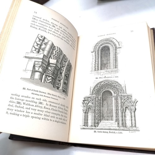 133 - Qty of books inc 1851 Knight's cyclopædia of London, 1867 An introduction to the study of Gothic arc... 