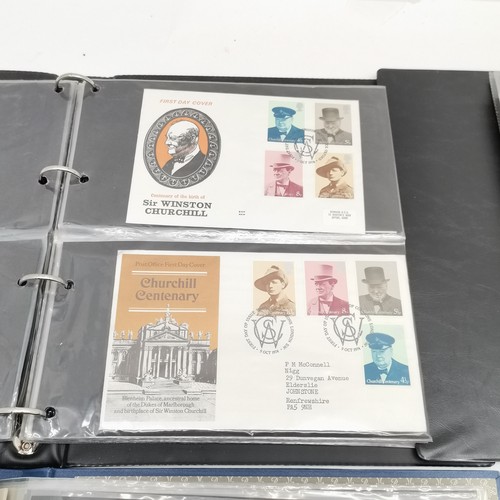 166 - 4 x albums of GB FDC's from 1961 to 1979 - mostly hand addressed but special handstamps included