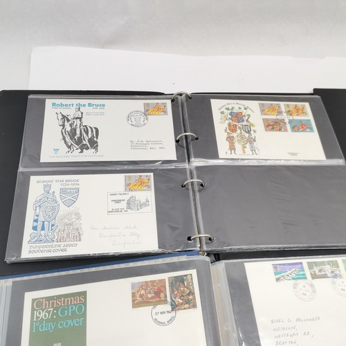 166 - 4 x albums of GB FDC's from 1961 to 1979 - mostly hand addressed but special handstamps included