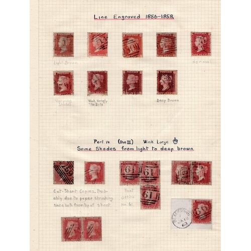 170 - GB stamp collection inc 3 x 1d penny blacks, 1934 re-engraved set of seahorse stamps etc