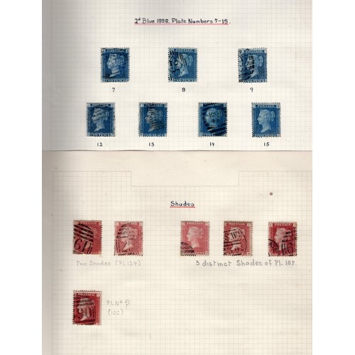 170 - GB stamp collection inc 3 x 1d penny blacks, 1934 re-engraved set of seahorse stamps etc