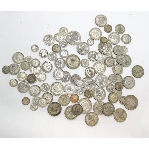 181 - Qty of mostly GB coins inc 3 x £5 coins, silver coins (50% silver total weight @ 523g) etc