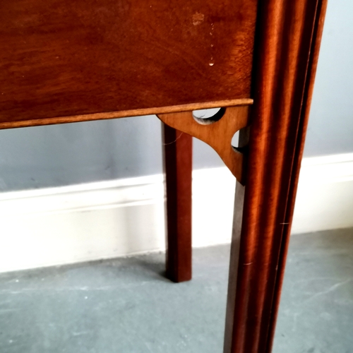 209 - Mahogany console table, 182 cm wide, 45.5 cm deep, 73.5 cm high, good used condition.