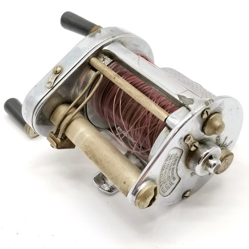 29 - Hardy Bros multiplier salmon reel 'Elarex' with royal stamps appointment to King George V & Prince o... 