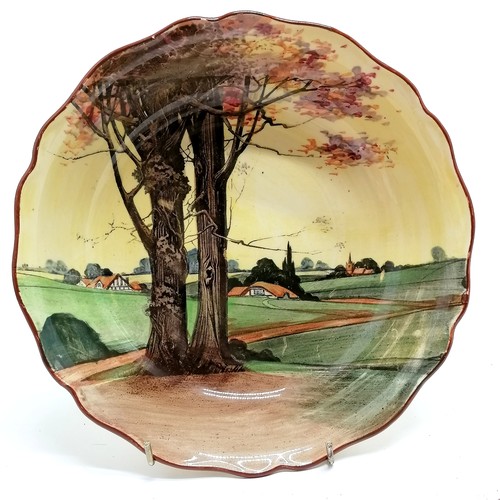 45 - 2 x Royal Doulton woodland bowls - largest 23.5cm diameter & some signs of wear otherwise no obvious... 