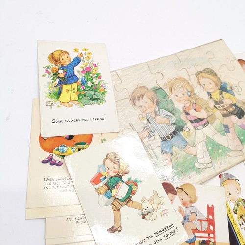 52 - Mabel Lucie Attwell (1879–1964) qty of postcards inc earlier t/w jigsaw (20cm x 28cm)