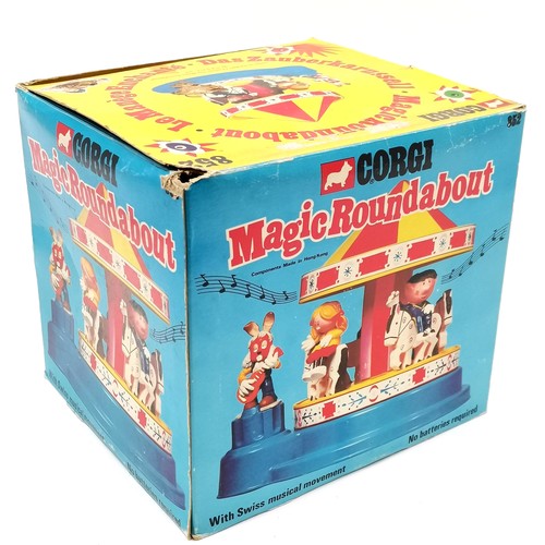 1 - Corgi Magic roundabout Carousel, in original box, play worn condition, complete and working, t/w Cor... 