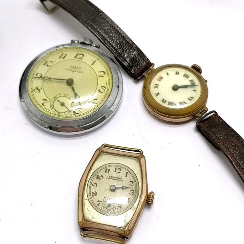 728 - Qty of vintage pocketwatches & wristwatches inc Railway timekeeper etc - for spares / repairs