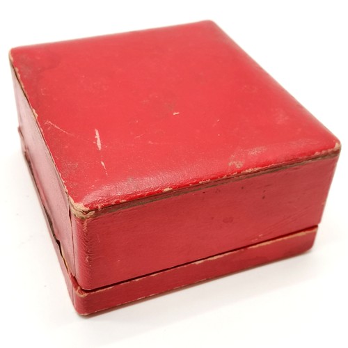 736 - 2 x Omega original retail boxes - longest 25cm ~ both have signs of use - the square box has fabric ... 