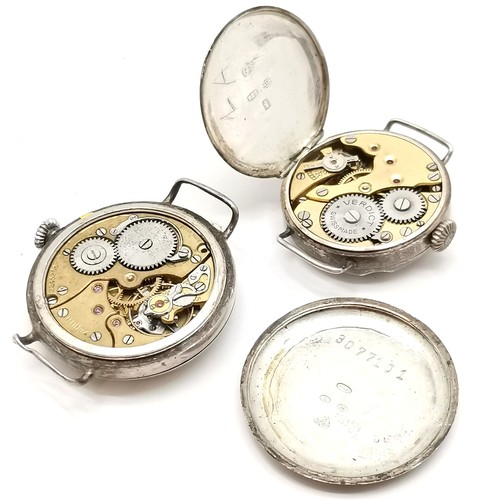 739 - Qty of mostly vintage wristwatches inc 3 silver cased (inc Zenith), Chaika pendant watch on chain (r... 