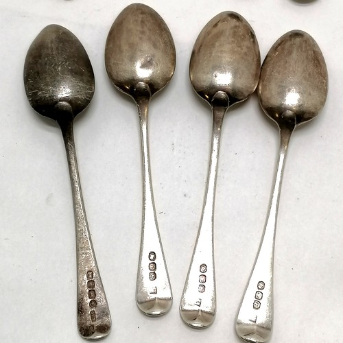 758 - Qty of Georgian silver forks / spoons - longest 19.5cm & total 437g