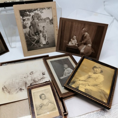 24 - Qty of framed family photographs relating to banker / cricketer George Henry de Vere Drummond (1883-... 