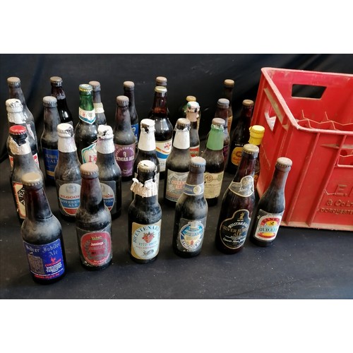 73 - Collection of vintage collectable beers / ales inc Silver Jubilee courage, Indian coope, Hall and Wo... 