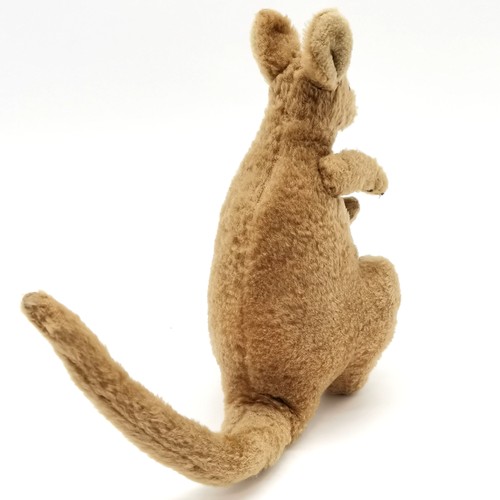 141 - Chad Valley kangaroo with Joey in pouch - 26cm high