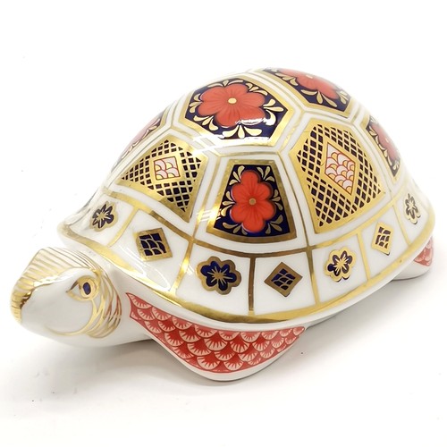 146 - Royal Crown Derby Turtle 12.5cm long x 7.5cm wide. No obvious damage