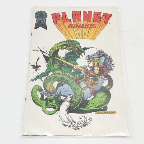 303 - 1988 Planet comics #1 (with Dave Stevens cover art) - not far off mint but does have grease marks on... 