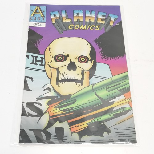 303 - 1988 Planet comics #1 (with Dave Stevens cover art) - not far off mint but does have grease marks on... 