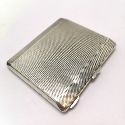 1933 Art Deco silver & enamel cigarettes case by William Neale & Son ...