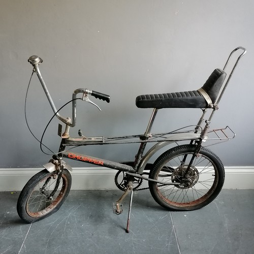 Vintage (c.1980) Raleigh chopper bicycle in original / stored condition ...
