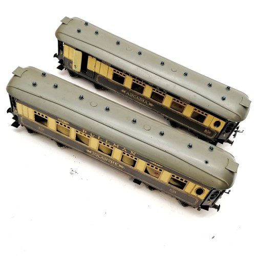 8 - Vintage Hornby No.2 Special Pullman 0 gauge complete set in box t/w qty of extra track & carriages a... 