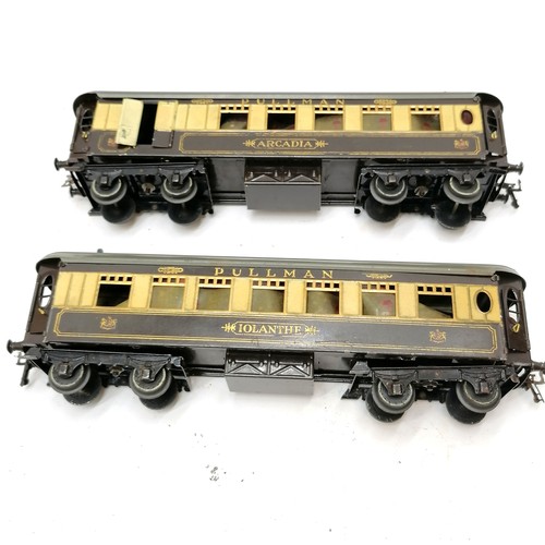 8 - Vintage Hornby No.2 Special Pullman 0 gauge complete set in box t/w qty of extra track & carriages a... 