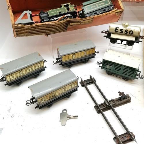 8 - Vintage Hornby No.2 Special Pullman 0 gauge complete set in box t/w qty of extra track & carriages a... 