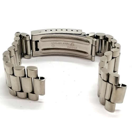 794 - Omega stainless steel watch bracelet #1168 to clasp - open length 23cm